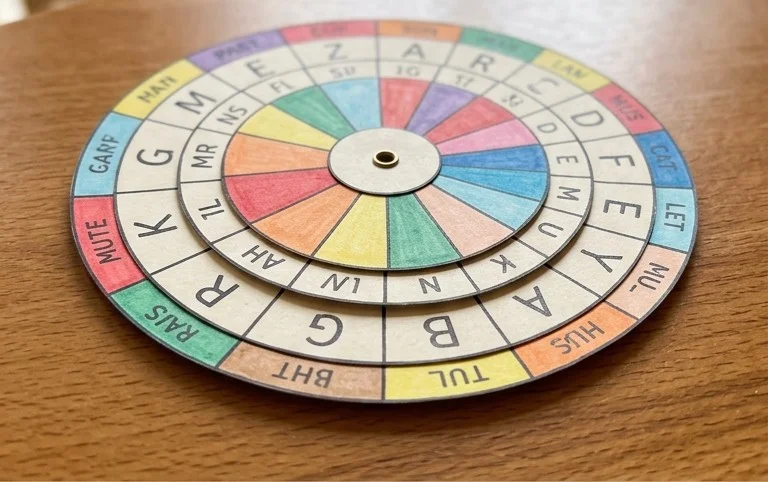 Spy Decoder Wheel - The Crafting Chicks