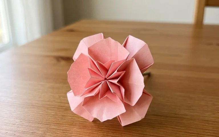 Origami Carnation: Step-by-Step Instructions